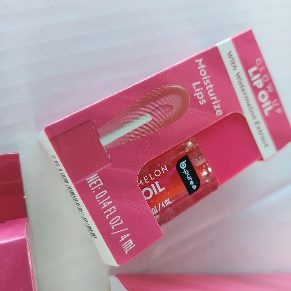 B PURE Lip OIL WATERMELON Highlighting Stick. Gel Primer GLOW UP